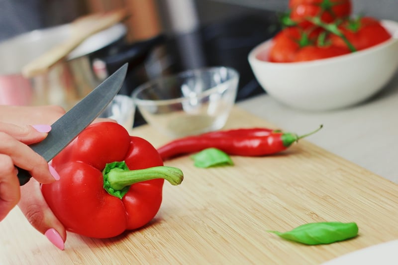 Quinoa and Black Bean Stuffed Bell Peppers